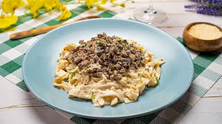 How To Make GROUND BEEF STROGANOFF WITH NOODLES ROMANOFF  Recipesnet [upl. by Hanzelin]