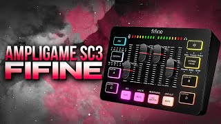 FIFINE AMPLIGAME MIXER SC3  ЛУЧШАЯ ЗВУКОВАЯ КАРТА [upl. by Grati]