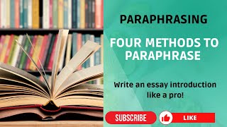 Role of Paraphrasing in Elevating IELTS Writing ProficiencyIeltsmasterprep [upl. by Brook]