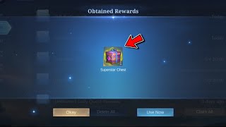 NEW SUPERSTAR CHEST REDEMPTION CODE IN MOBILE LEGENDS [upl. by Orian]