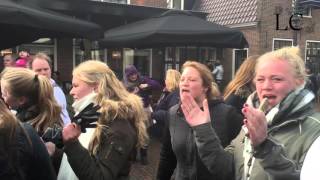 LC video Grimmig protest tegen Swarte Pyt in Grou [upl. by Phelgen2]