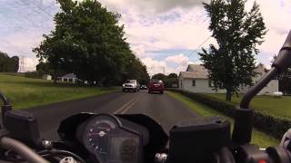 2013 Aprilia shiver 750 test ride [upl. by Heise]