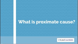 What is proximate cause [upl. by Dera]