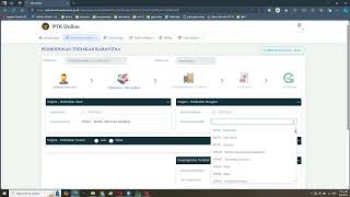 Panduan Permohonan Tindakan Karantina Online  PTK Online [upl. by Terina]