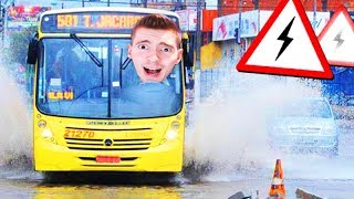 VIAJEI DE ÔNIBUS na CHUVA DEU RUIM  Fernbus Simulator [upl. by Fondea743]