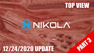 Nikola Semi Factory Construction Site Update Part 3  December 24 2020 [upl. by Becht]