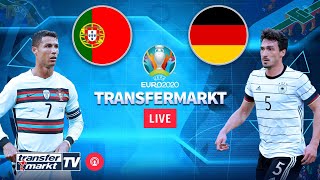 TransfermarktEMTalk 7 Deutschland gegen Portugal unter Druck  Ändert Löw System amp Startelf [upl. by Akinaj796]