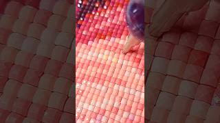 ASMR DiamondPainting 💎 asmrdiamondartdiy satisfyingrelaxcraft crossstitchpixelartartshorts [upl. by Wadell536]