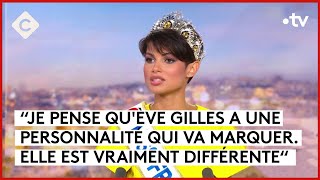 Ève Gilles sacrée Miss France 2024  Yves Jaeglé  C à Vous  18122023 [upl. by Sihtam392]