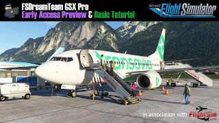 MSFS  GSX for Microsoft Flight Simulator  FIRST LOOK REVIEW [upl. by Ellennod]