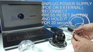 HIKVISION IP CAMERA RESET TO DEFAULT WITH BUTTON SWITCH [upl. by Notlad]