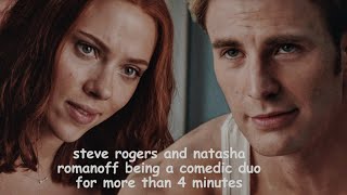 steve rogers and natasha romanoff being a comedic duo for more than 4 minutes [upl. by Slyke]