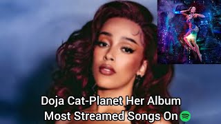 Doja CatPlanet Her Album Most Streamed Songs On Spotify [upl. by Silvio138]