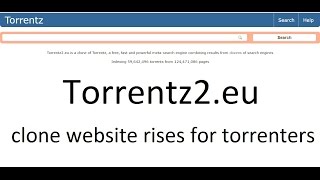 Torrentz2eu clone website of Torrentz rises How its works [upl. by Voccola861]