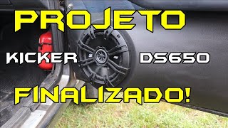 Projeto KICKER DS650 finalizadoKICKERAUDIO [upl. by Edina]