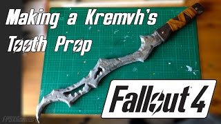 Making a Kremvhs Tooth Prop from Fallout 4 [upl. by Nylidnarb433]