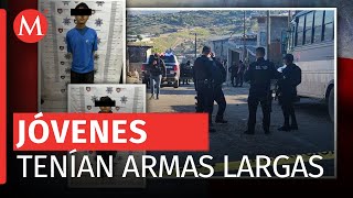 Detienen a dos jóvenes de por disparar contra policías en Tijuana [upl. by Castillo146]