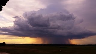 Forming Cumulonimbus supercell  heavy rain [upl. by Elatan949]