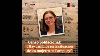 Censo poblacional ¿Hay cambios en la situación de las mujeres en Paraguay [upl. by Ecerahc]