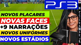 🟣 PS3 PES 2018  PATCH 2025 GRATÍS COMO BAIXAR amp INSTALAR PASSO A PASSO PARA INICIANTES pes2018 [upl. by Naitsabas]