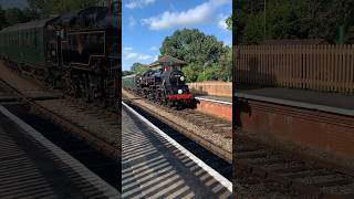 80154 at Kingscote 📸🚂 trains bluebellrailway brstandard4tank steamgala steamlocomotives [upl. by Wendolyn]