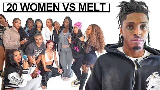 20 WOMEN VS 1 STREAMER MELTISLIVE [upl. by Ahsinelg]