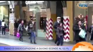 Disoccupazione in calo a giugno ma quella giovanile aumenta [upl. by Aivatnohs]