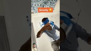 🌍Gravitational Force  Zach King zachking magic gravity [upl. by Norabal]