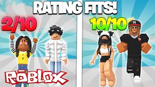 Rating ODERS outfits  Roblox MeepCity [upl. by Ihel]