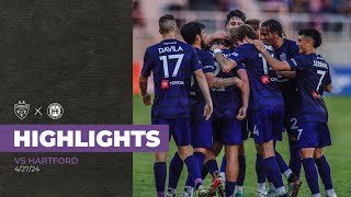 Highlights Louisville City FC 6 Hartford Athletic 0 [upl. by Nail]