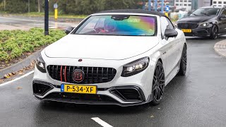 BRABUS Rocket 800 S63 AMG Convertible 40L V8 BiTurbo  Accelerations Revs and Launch Control [upl. by Nyleek]