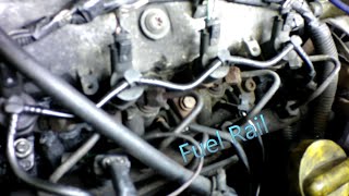 Vauxhall Vivaro 2004 19Di leak back test DIY [upl. by Nikolas401]