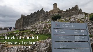 4K Birds view of The Rock of Cashel in Cashel Tipperary County Ireland [upl. by Pomcroy]