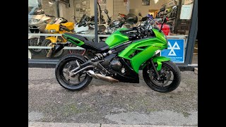 KAWASAKI ER6F 650 CC QUICK REVIEW AND START UP [upl. by Jollanta464]