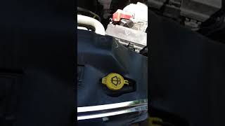 2018 Ram how to check your antifreezecoolant reservoir [upl. by Notanhoj176]