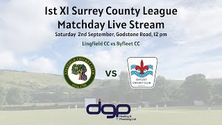 Surrey County League  1st XI Premier  Lingfield CC 1st XI v Byfleet CC 1st XI [upl. by Akieluz]