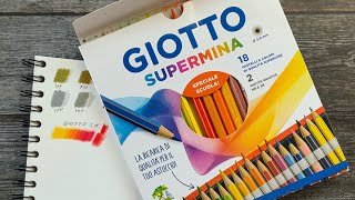 Giotto Supermina colored pencils  I am giving up on this brand [upl. by Lemire468]