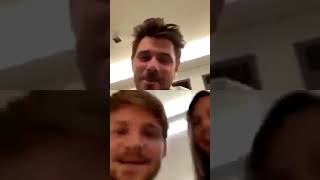 Instagram Live met Stan Wawrinka David Goffin en Lucas Pouille [upl. by Kingsley]