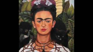 FRIDA KAHLO  Selbstbildnis mit Dornenhalsband 1940 [upl. by Barabbas823]