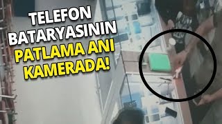 Şişen Cep Telefonu Bataryası Böyle Patladı [upl. by Stempien952]