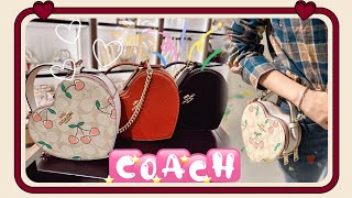 🆕Coach outlet bags Heart Crossbody [upl. by Cirred435]