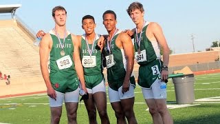 Strake Jesuit  Region III 6A  4X400 Final 31620 [upl. by Felicdad]