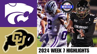 Colorado vs 18 Kansas State  Full Game Highlights  2024 College Football Highlights [upl. by Felipe]