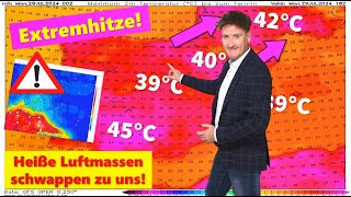 Extreme Hitzewelle in unseren Urlaubsregionen 40 °C auf Mallorca Hitze schwappt nach Deutschland [upl. by Uttasta]