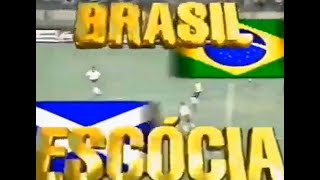 Chamada Brasil x Escócia  Copa do Mundo 1998 Record [upl. by Lanfri34]