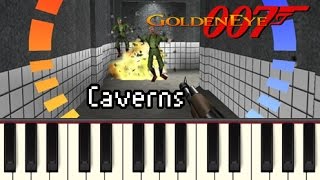 Caverns  GoldenEye 007 Synthesia [upl. by Einatsed]