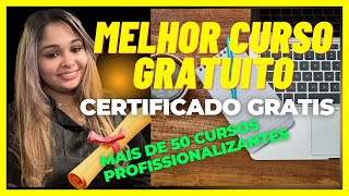 Melhores cursos online gratuitos com certificado gratis e reconhecimento pelo mec 2024 [upl. by Affer]