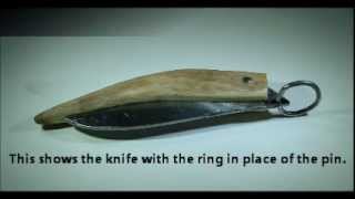 Making A Friction Clasp Knife From Scratch By Keith H Burgess Part Seven FINAL [upl. by Nivrac]