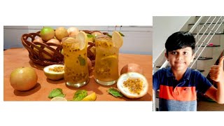 passion fruit mojito tasty and cool mojito within 4 minutes  reemas food craft [upl. by Lorenza]