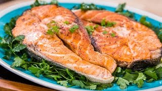 Home amp Family  Learn to make a perfectly grilled Salmon Steak with Chef Fabio Viviani [upl. by Odnarb543]